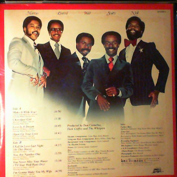 Master Release: Open Up Your Love by The Whispers