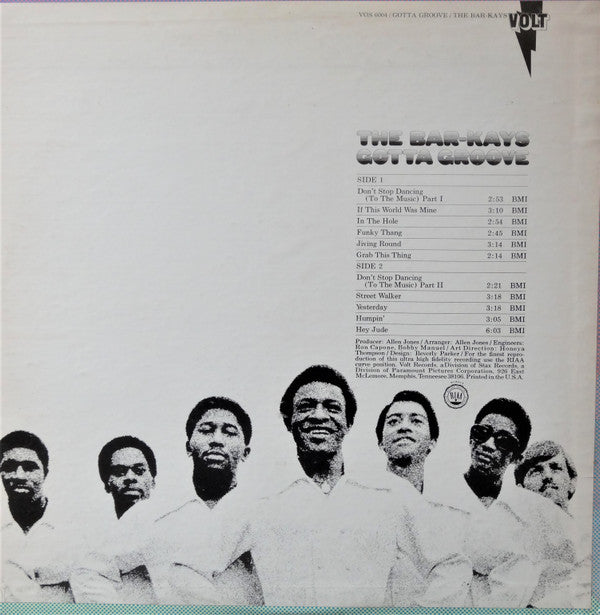 Master Release: Gotta Groove by Bar-Kays