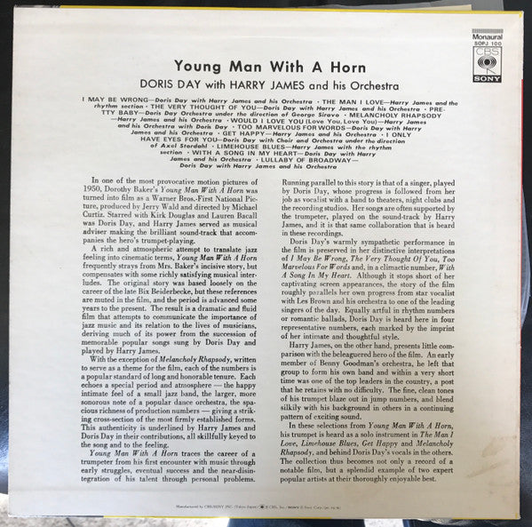 Master Release: Young Man With A Horn by Doris Day