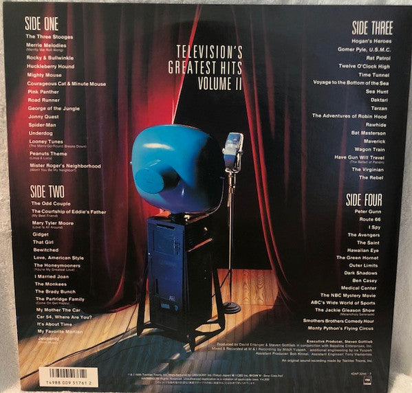Release: Television's Greatest Hits, Volume II - (65 More TV Themes From The 50's & 60's)-Vinyl-Japan-1986-42AP3246-7-11950017