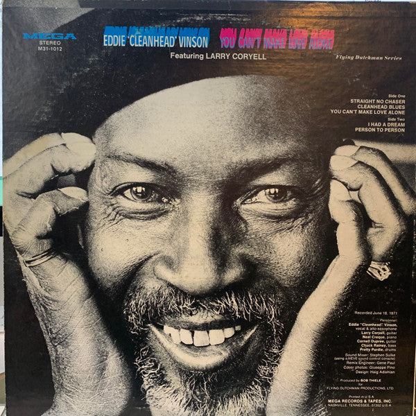 Master Release: You Can't Make Love Alone by Eddie "Cleanhead" Vinson