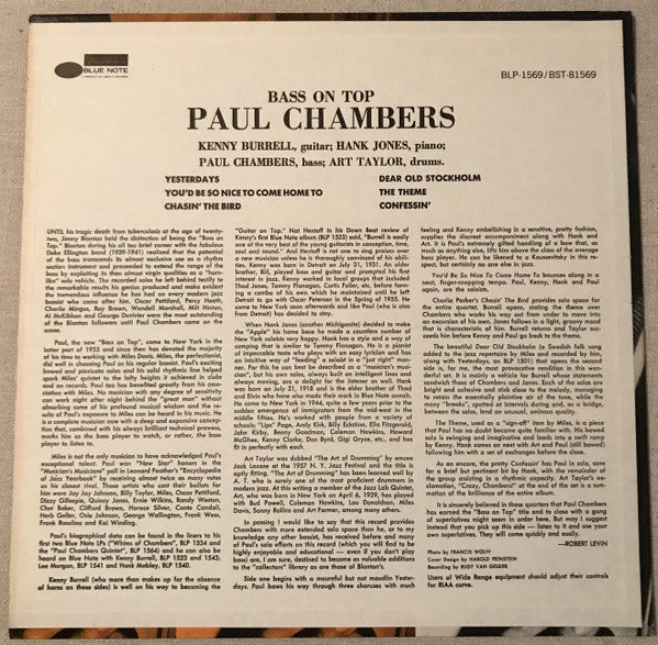 Release: Bass On Top-Vinyl-US-1966-BST 81569-10809183