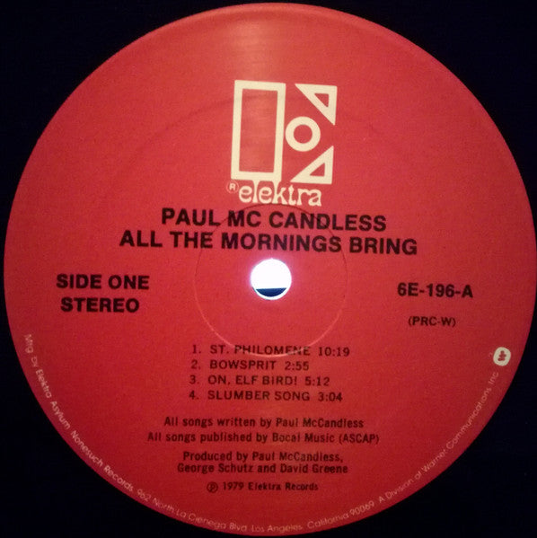 Master Release: All The Mornings Bring by Paul McCandless