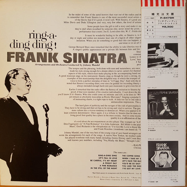 Master Release: Ring-A-Ding Ding! by Frank Sinatra