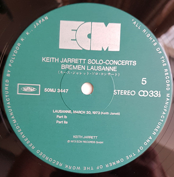 Solo Concerts: Bremen / Lausanne