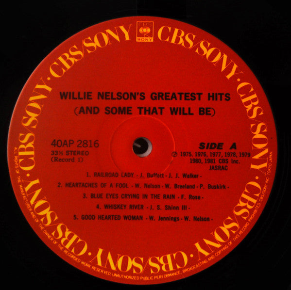 Release: Greatest Hits (& Some That Will Be)-Vinyl-Japan-1981-40AP 2816-7-25384807