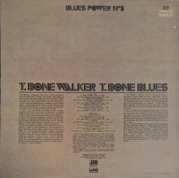 Release: T-Bone Blues-Vinyl-France-1973-40 131-11330567
