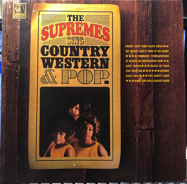 Master Release: Sing Country Western & Pop by The Supremes