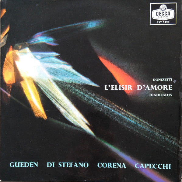 Release: L'Elisir D'Amore Highlights-Vinyl-UK-1959-LXT 5498-12736876