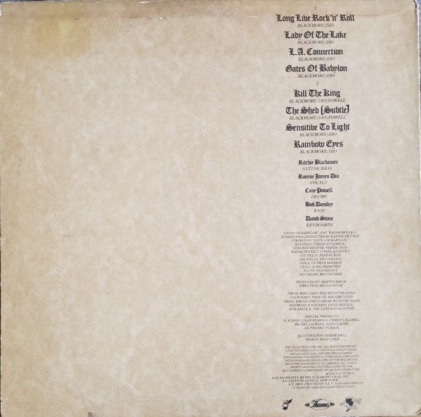 Release: Long Live Rock 'N' Roll-Vinyl-US-None-PD-1-6143-27239895
