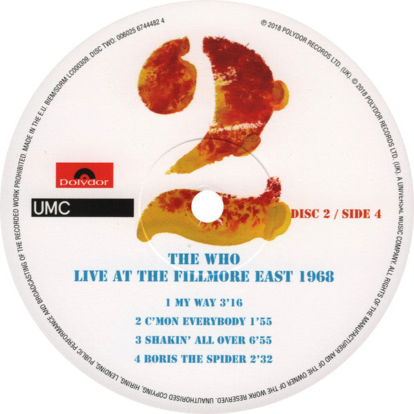Live At The Fillmore East 1968