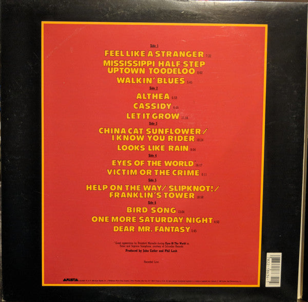 Release: Without A Net-Vinyl-US-1990-AL3-8634-12267938
