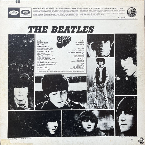 Release: Rubber Soul-Vinyl-US-None-ST 2442, ST-2442, ST 2442, ST-2442-29474632