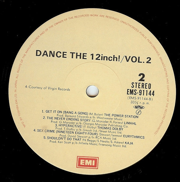 Dance The 12inch! Vol.2