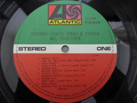 Release: Crosby, Stills, Nash & Young Month Celebration Copy-Vinyl-Japan-1971-P-8161A-13843223