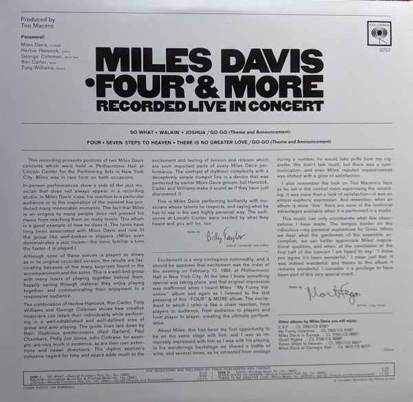 'Four' & More - Recorded Live In Concert