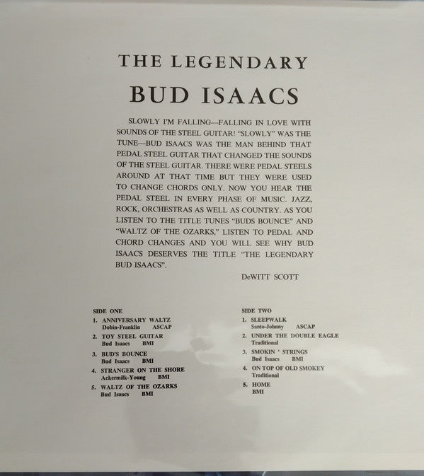 Master Release: The Legendary Bud Isaacs by Bud Isaacs