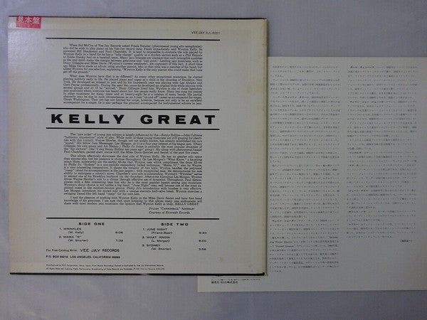 Release: Kelley Great-Vinyl-Japan-1981-RJL-6001-25580515
