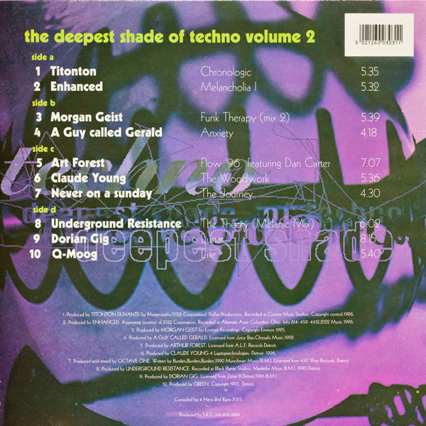 Master Release: The Deepest Shade Of Techno Vol II by Various