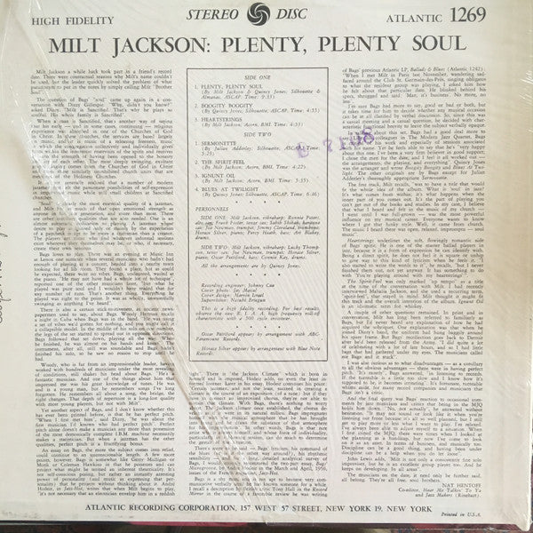 Release: Plenty, Plenty Soul-Vinyl-US-None-SD 1269-13633992