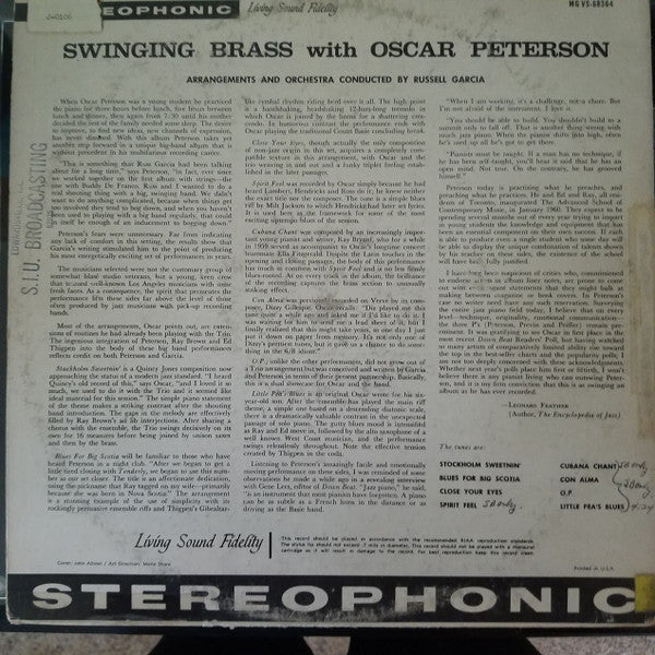 Master Release: Swinging Brass by The Oscar Peterson Trio