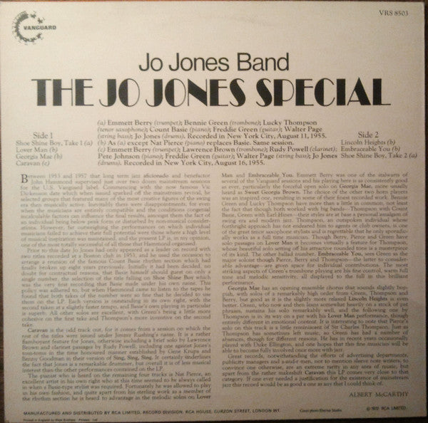 Master Release: The Jo Jones Special by Jo Jones Band