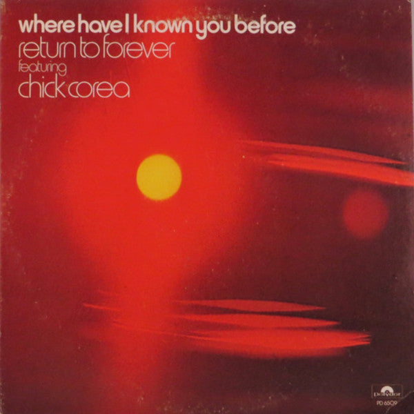 Release: Where Have I Known You Before-Vinyl-US-1974-PD 6509-27802446