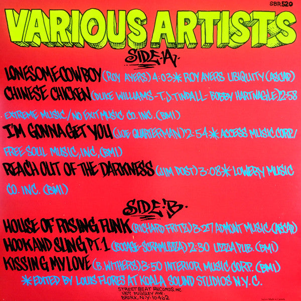 Release: Ultimate Breaks & Beats-Vinyl-US-None-SBR 520-20192530