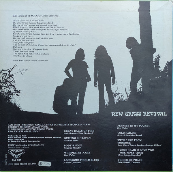 Release: New Grass Revival-Vinyl-Japan-1973-SLC 504-15260950