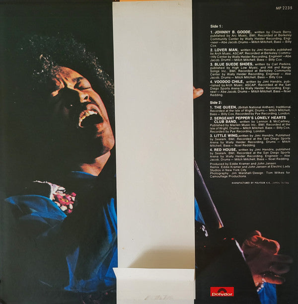 Release: Hendrix In The West-Vinyl-Japan-1972-MP 2235-24099830