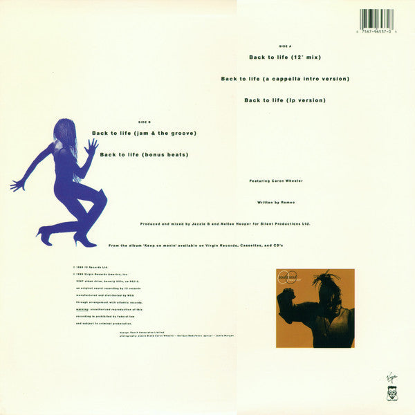 Master Release: Back To Life (However Do You Want Me) by Soul II Soul