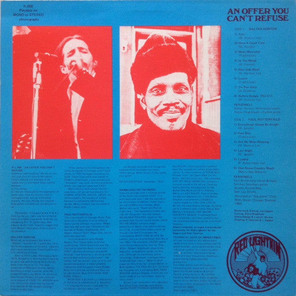Release: An Offer You Can't Refuse-Vinyl-UK-None-RL 008-10532563