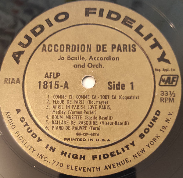 Release: Accordion De Paris-Vinyl-US-1957-AFLP 1815-23452847