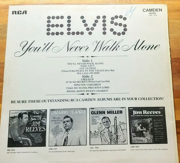 Master Release: You'll Never Walk Alone by Elvis Presley