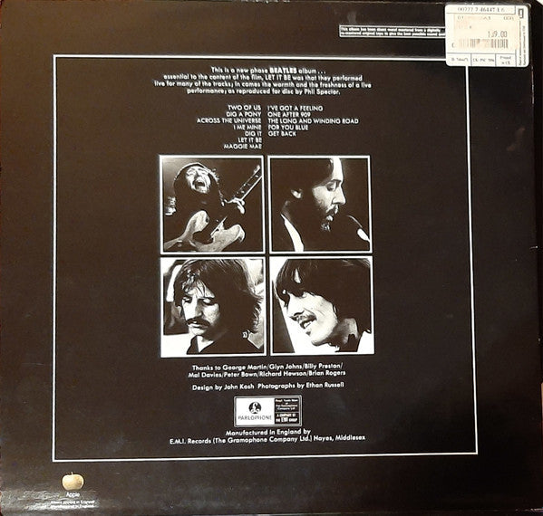 Release: Let It Be-Vinyl-UK-None-PCS 7096, YEX 773 / 774-24902606