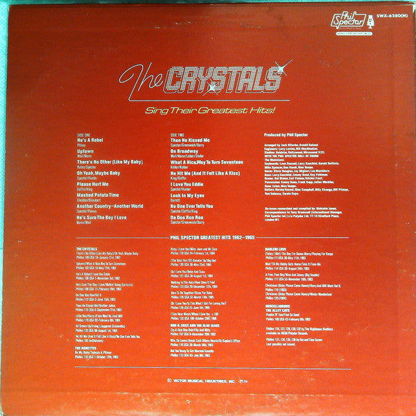 Release: The Crystals Sing Their Greatest Hits-Vinyl-Japan-1976-SWX-6280(M)-15350830