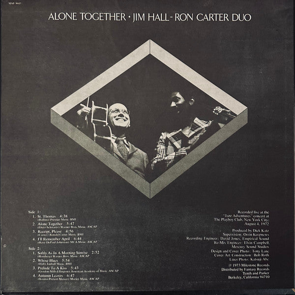Release: Alone Together-Vinyl-US-1973-MSP 9045, 9045, MSP-9045-31044064