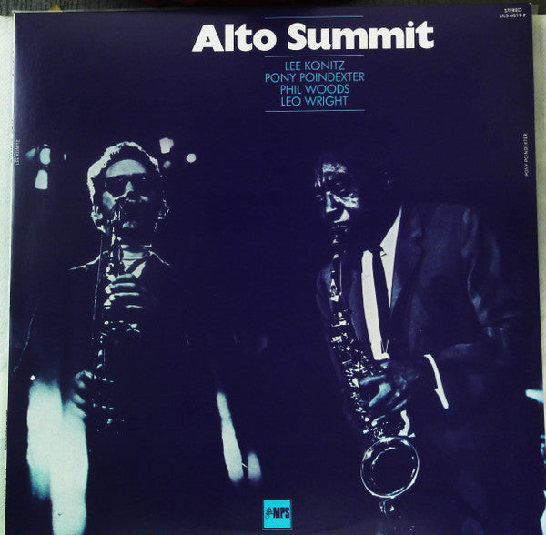 Master Release: Alto Summit by Lee Konitz