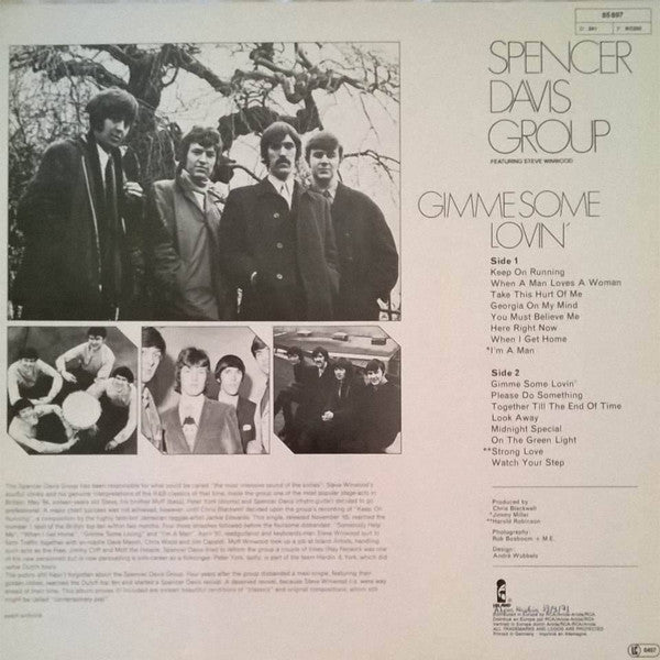 Master Release: Gimme Some Lovin' by The Spencer Davis Group