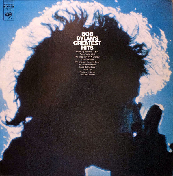 Release: Bob Dylan's Greatest Hits-Vinyl-US-1972-PC 9463-19625101