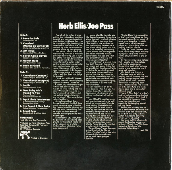 Release: Two For The Road-Vinyl-Germany-1974-2310 714-13103162