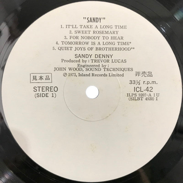 Release: Sandy-Vinyl-Japan-1972-ICL-42-11797817