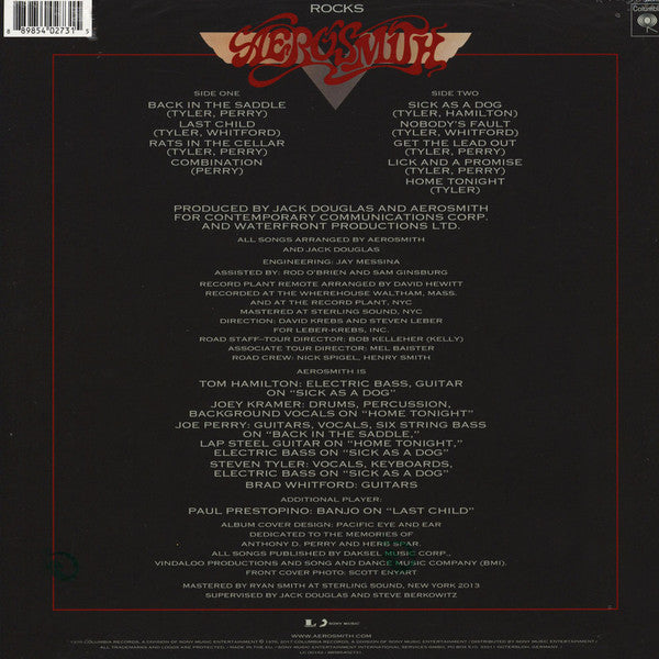 Release: "Rocks"-Vinyl-Europe-2017-88985402731, 88985402731, 88985402731, PC 34165-10147772