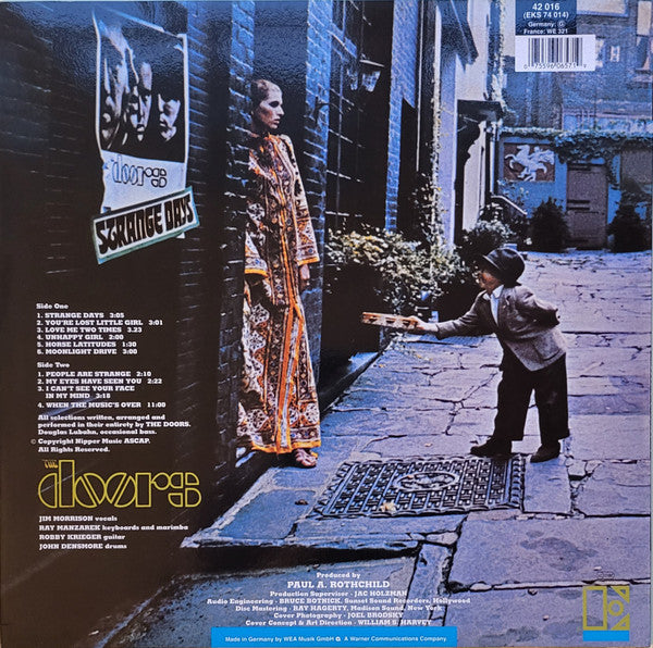 Release: Strange Days-Vinyl-Europe-None-42016, EKS 74 014, K 42 016-26541932