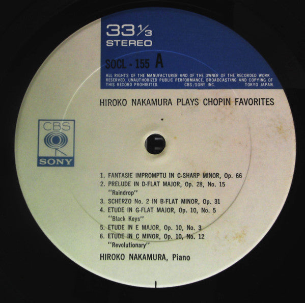 Plays Chopin Favorites