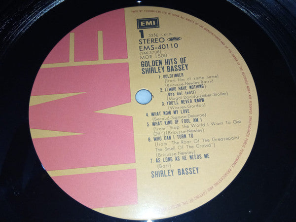 Master Release: Golden Hits Of Shirley Bassey by Shirley Bassey