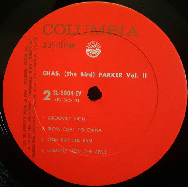 Chas. (The Bird) Parker Vol.II