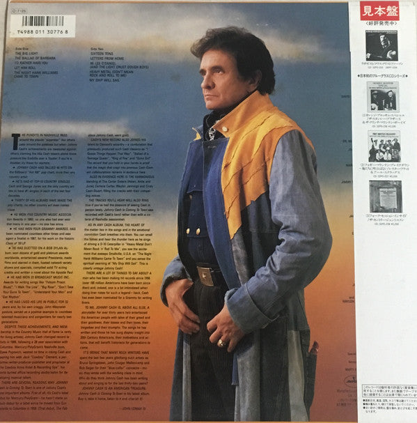 Release: Johnny Cash Is Coming To Town-Vinyl-Japan-1987-25PP-224-12639570