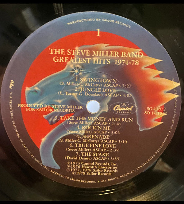 Release: Greatest Hits 1974-78-Vinyl-US-1978-SOO-11872, SO-11872-22137403