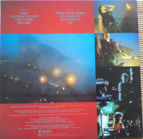 Release: Live "Under A Blood Red Sky"-Vinyl-Japan-1983-20S-192, 20S-192-17209879